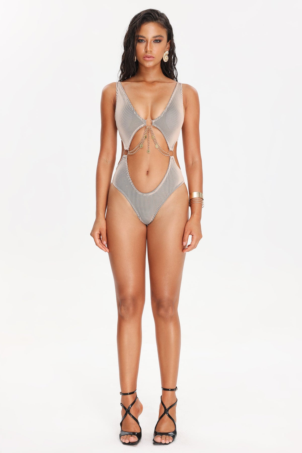 Ethereal Whisper Chain Swimsuit