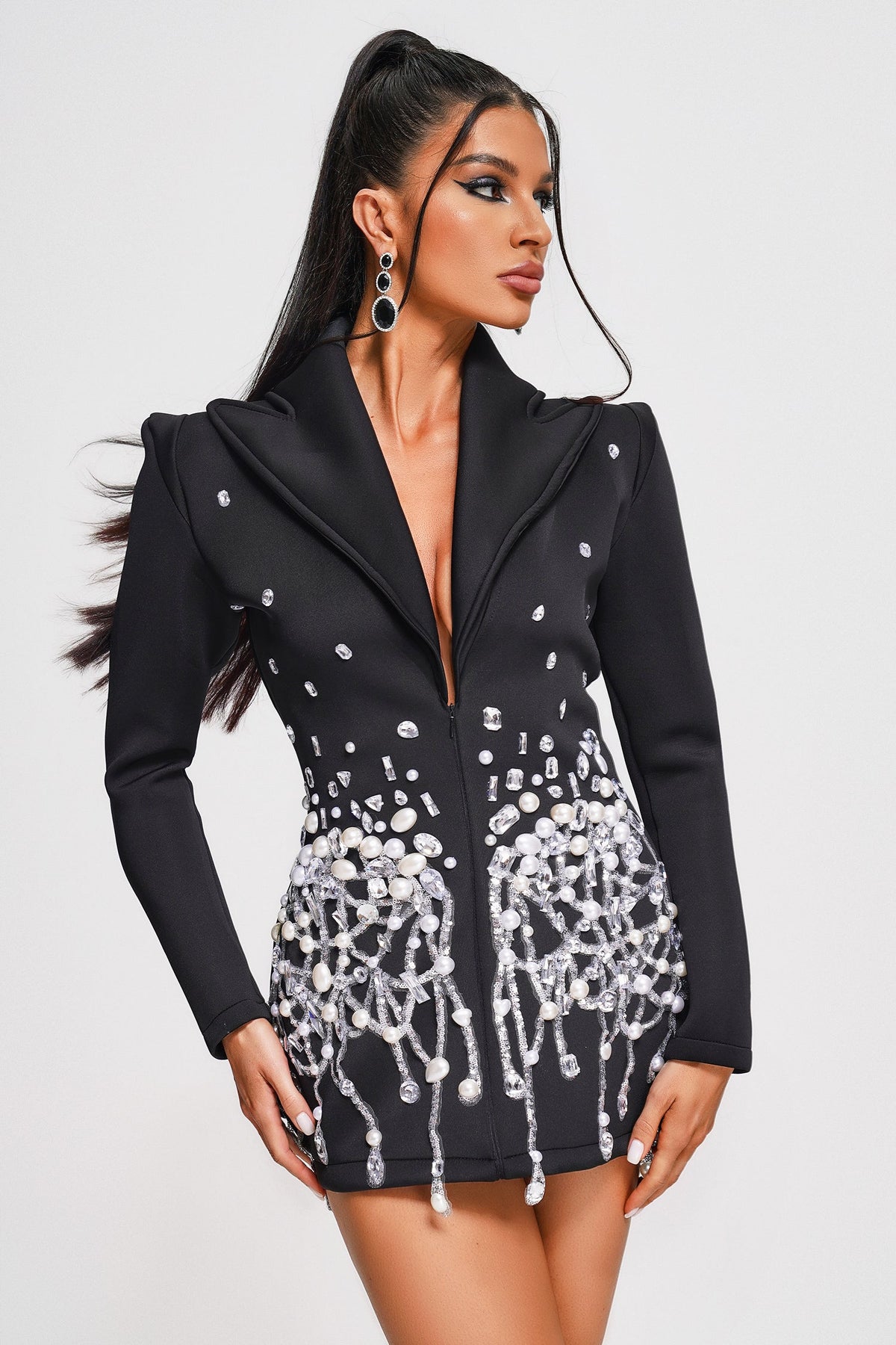 Geri-Sophisticated Blazer Dress