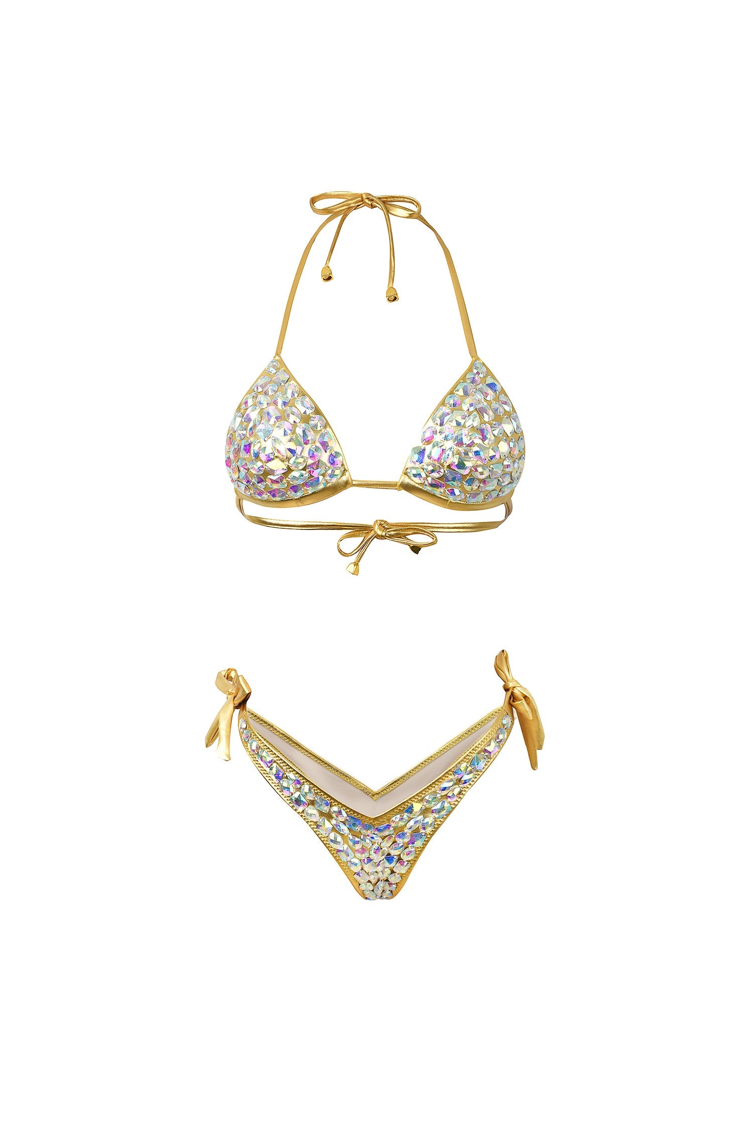 Duke Diamond - Gold - Gilded Elegance Bikini