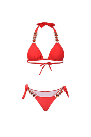 Huxley Diamond - Red - Crimson Radiance Bikini