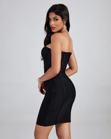 Strappy Sleeveless Side Slit Maxi Bodycon Dress