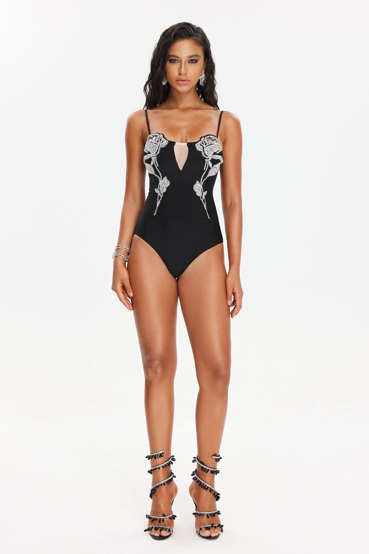 Gilded Petals Diamond Swimsuit