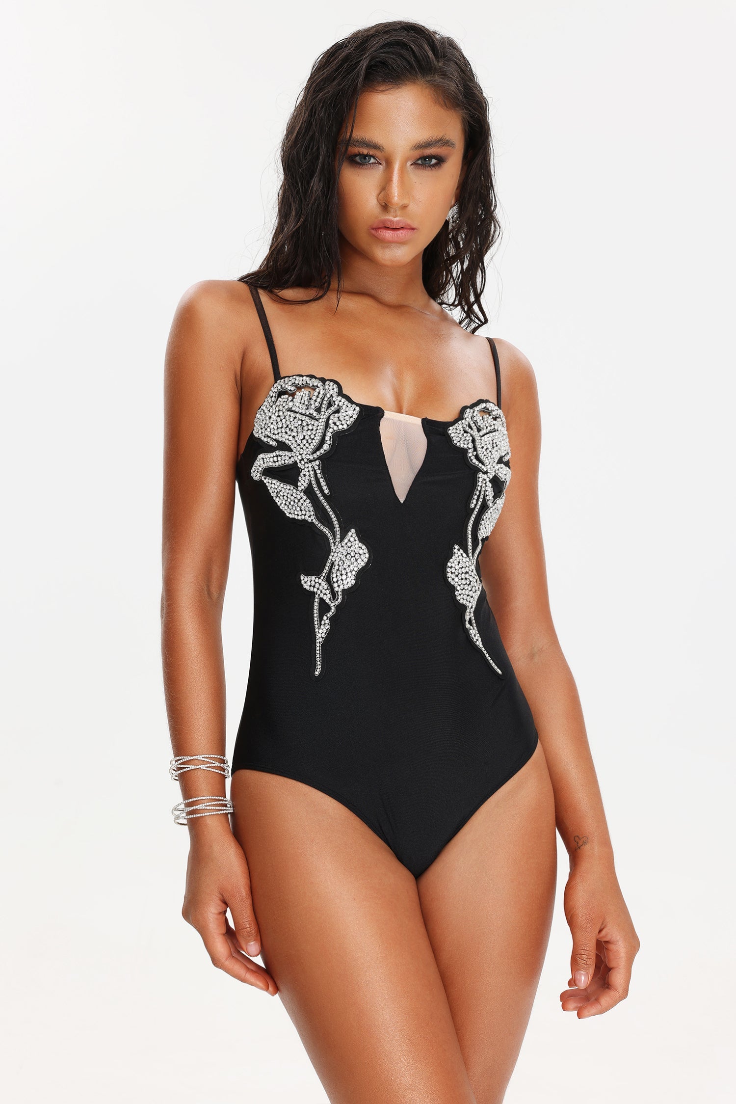 Gilded Petals Diamond Swimsuit