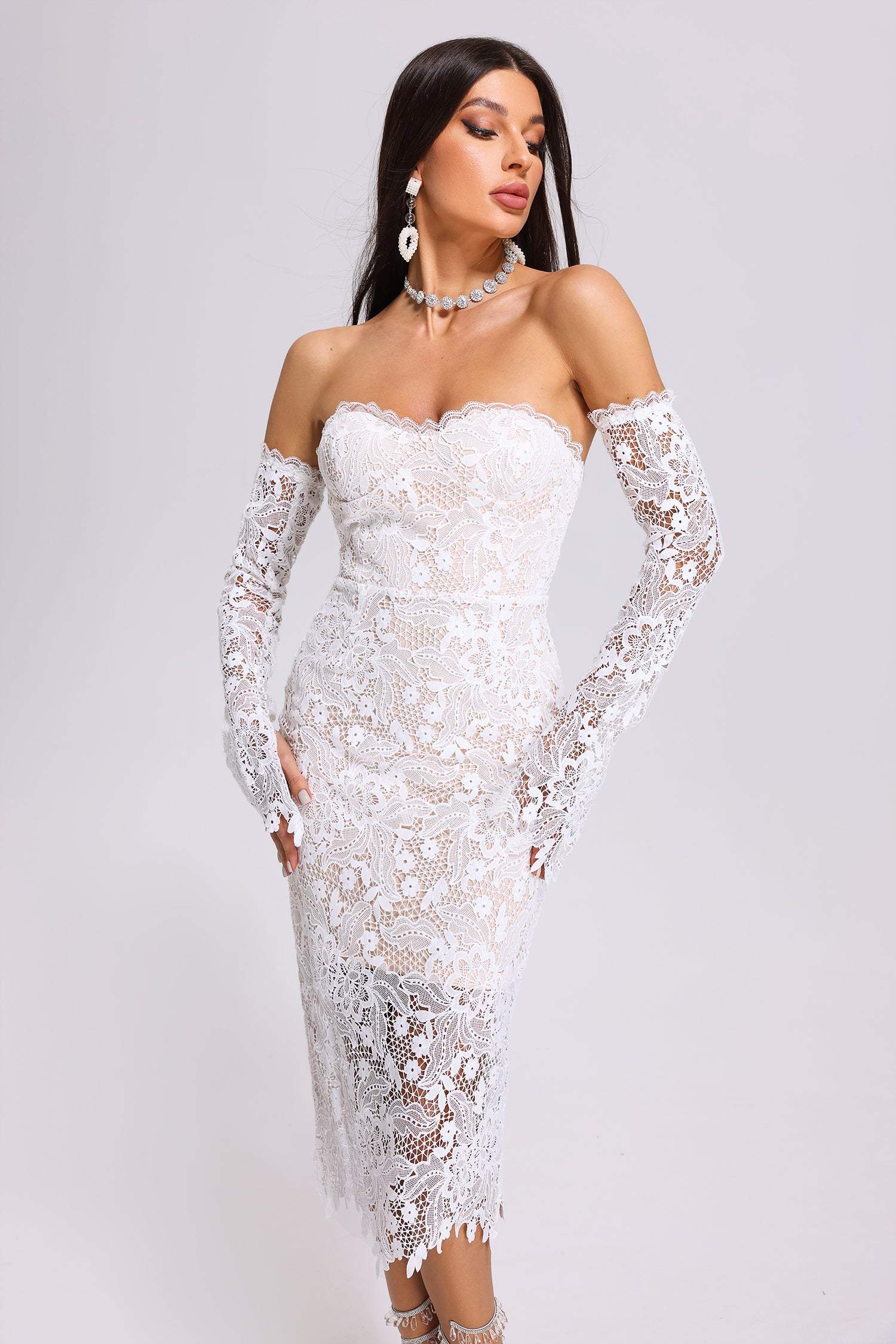 Ethereal Lace Midi Vision