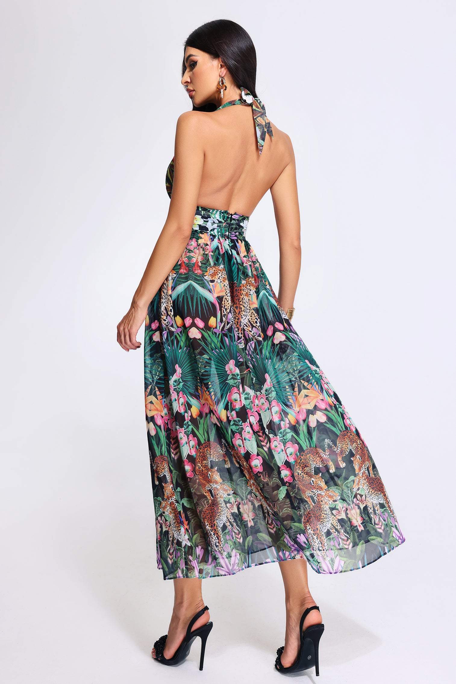 Halcyon-Serenade Printed Dress