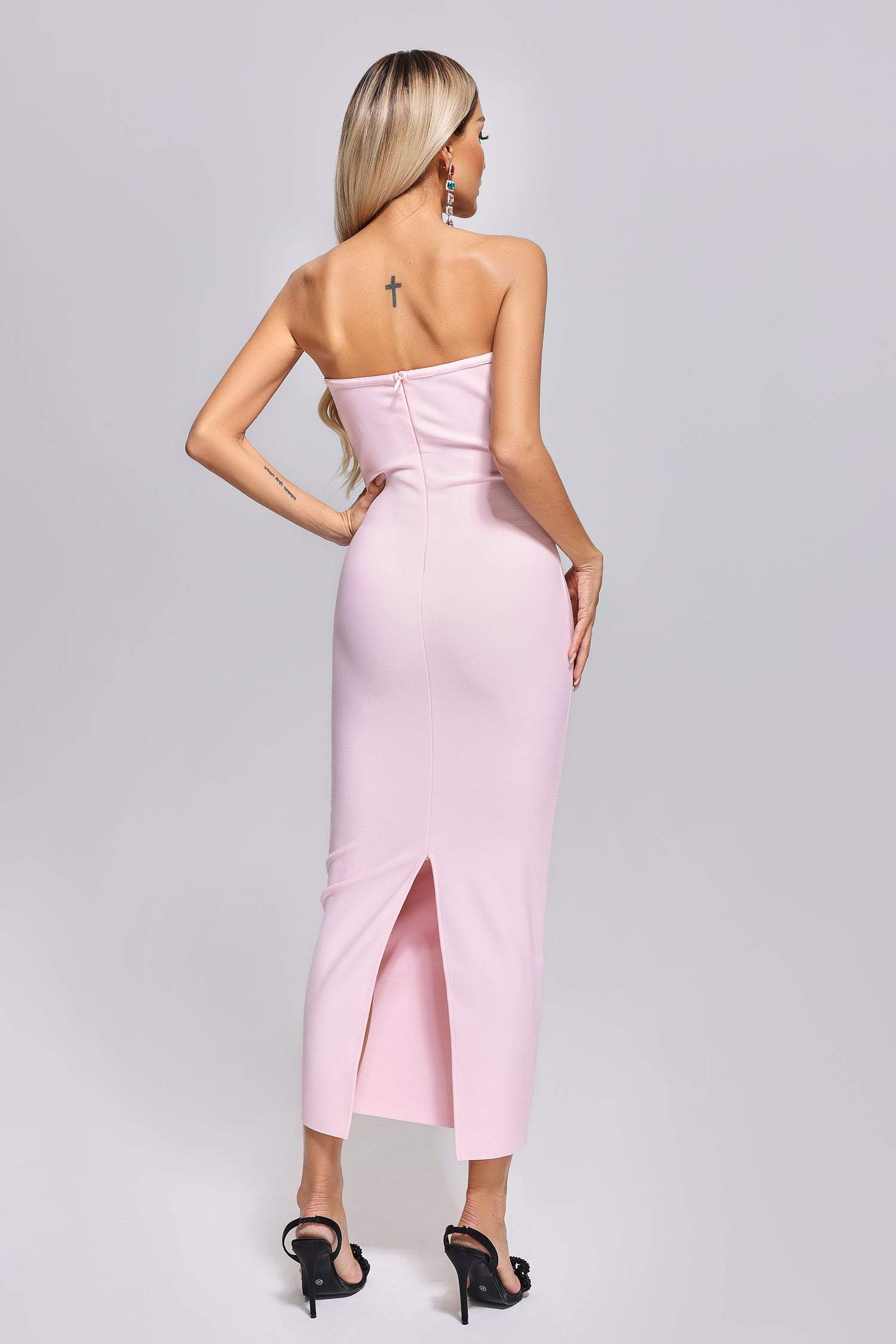 Bowknot-Bandage Maxi Dress