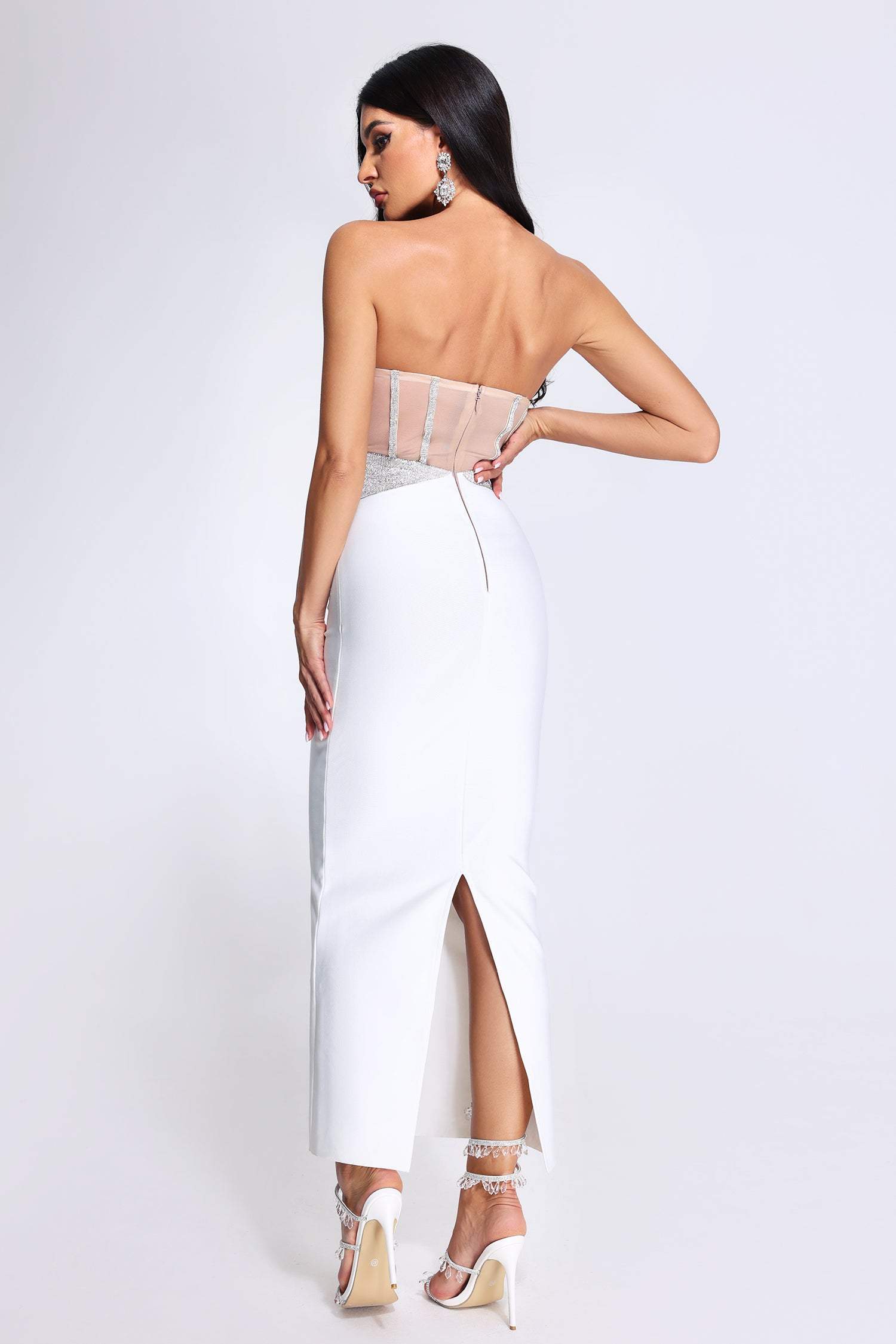 Celestial-Diamante Bandage Dress