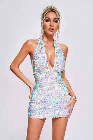 Graceful Sequin Shoulder Chic